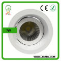 2014 Hot sale led downlight COB 7w dimmable led downlights 240v